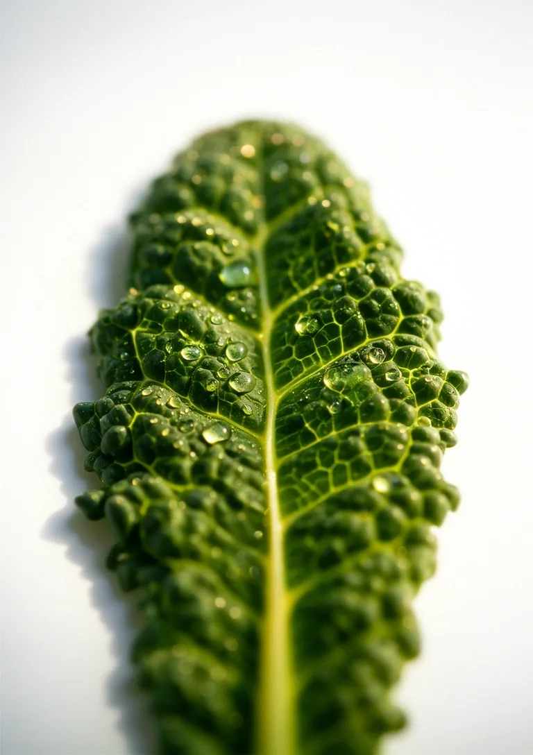 Botanical cellular textures representing nutritional science